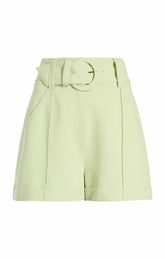 Women Aldi Short Lime Cream
