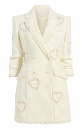 Women Beaded Heart Joel Dress Gardenia