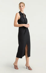 Women Sleeveless Midi Mckenna Dress Black