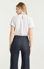 Women Crystal Garden Bree Tee White