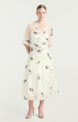 Women Heligan Top Ivory/Navy