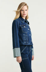 Women Isaline Jacket Oceane/Ivory