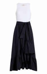 Women Zayla Dress White/Navy