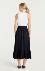 Women Zayla Dress White/Navy