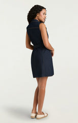 Women Sleeveless Jenessa Dress Indigo