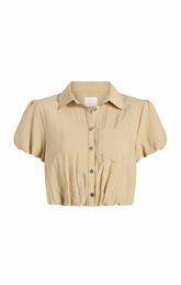 Women Allinae Top Khaki