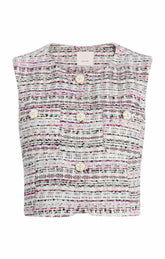 Women Auden Vest Vibrant Plum Multi