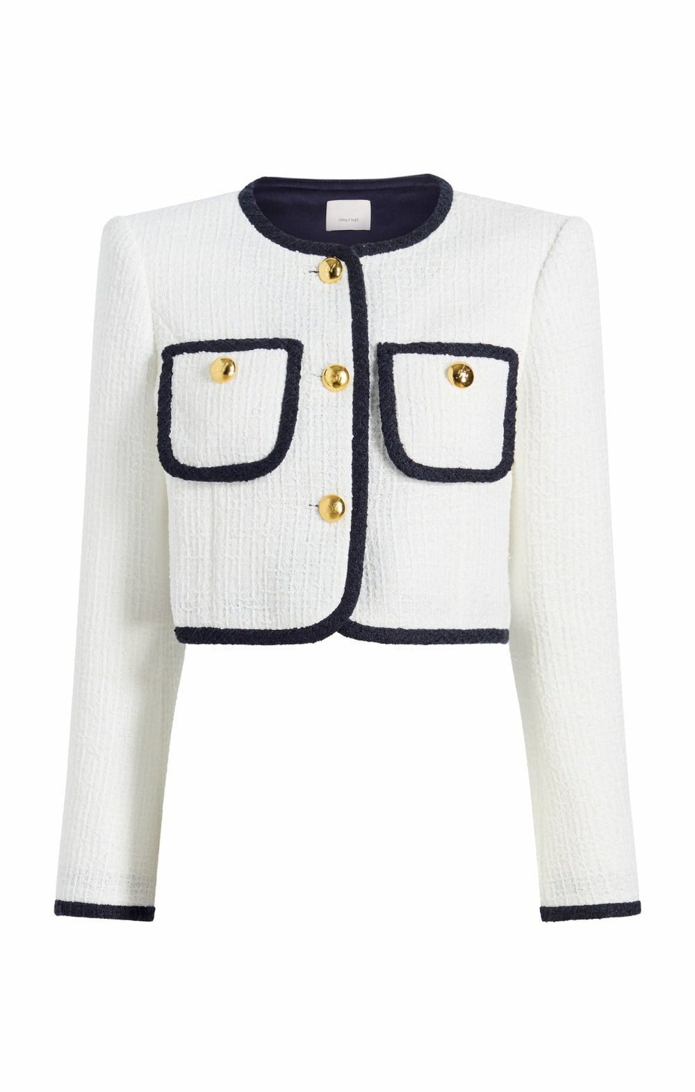 Women Contrast Auden Jacket White/Navy