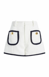 Women Contrast Auden Short White/Navy