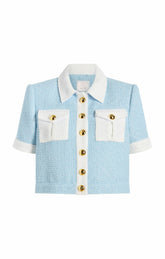 Women Nissy Jacket Whispering Sky /White