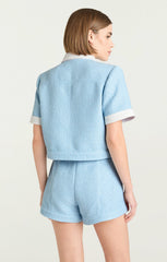 Women Nissy Jacket Whispering Sky /White