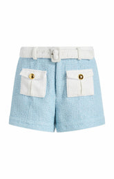 Women Nissy Short Whispering Sky /White