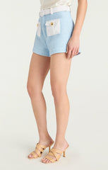 Women Nissy Short Whispering Sky /White