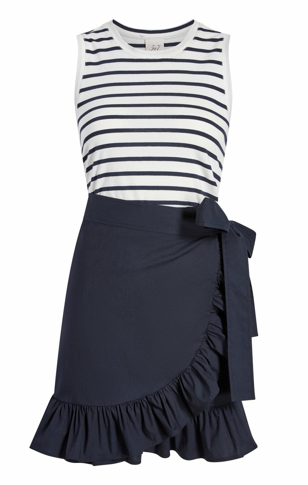 Women Stripe Mahlia Dress Navy/Navy