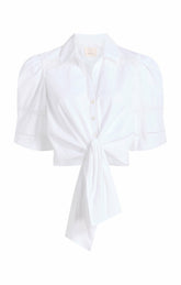 Women Three Quarter Sleeve Lace Mari White