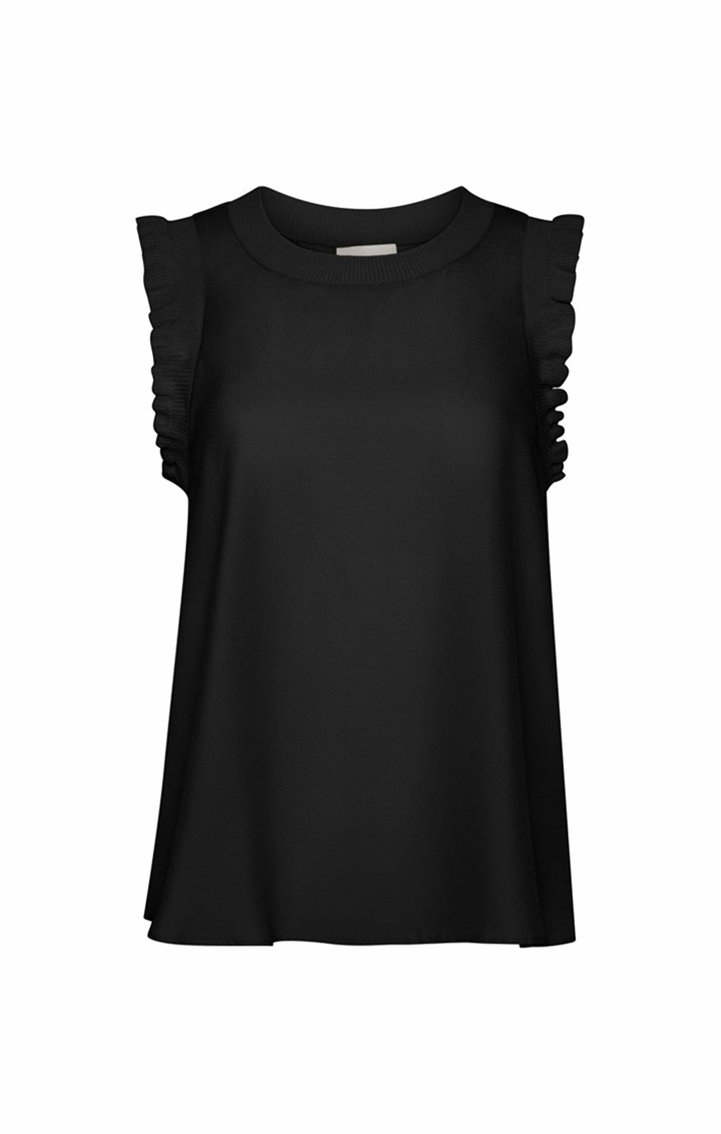 Women Lenore Top Silk Black