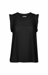 Women Lenore Top Silk Black