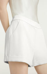 Women Crepe Elaine Short Ivory