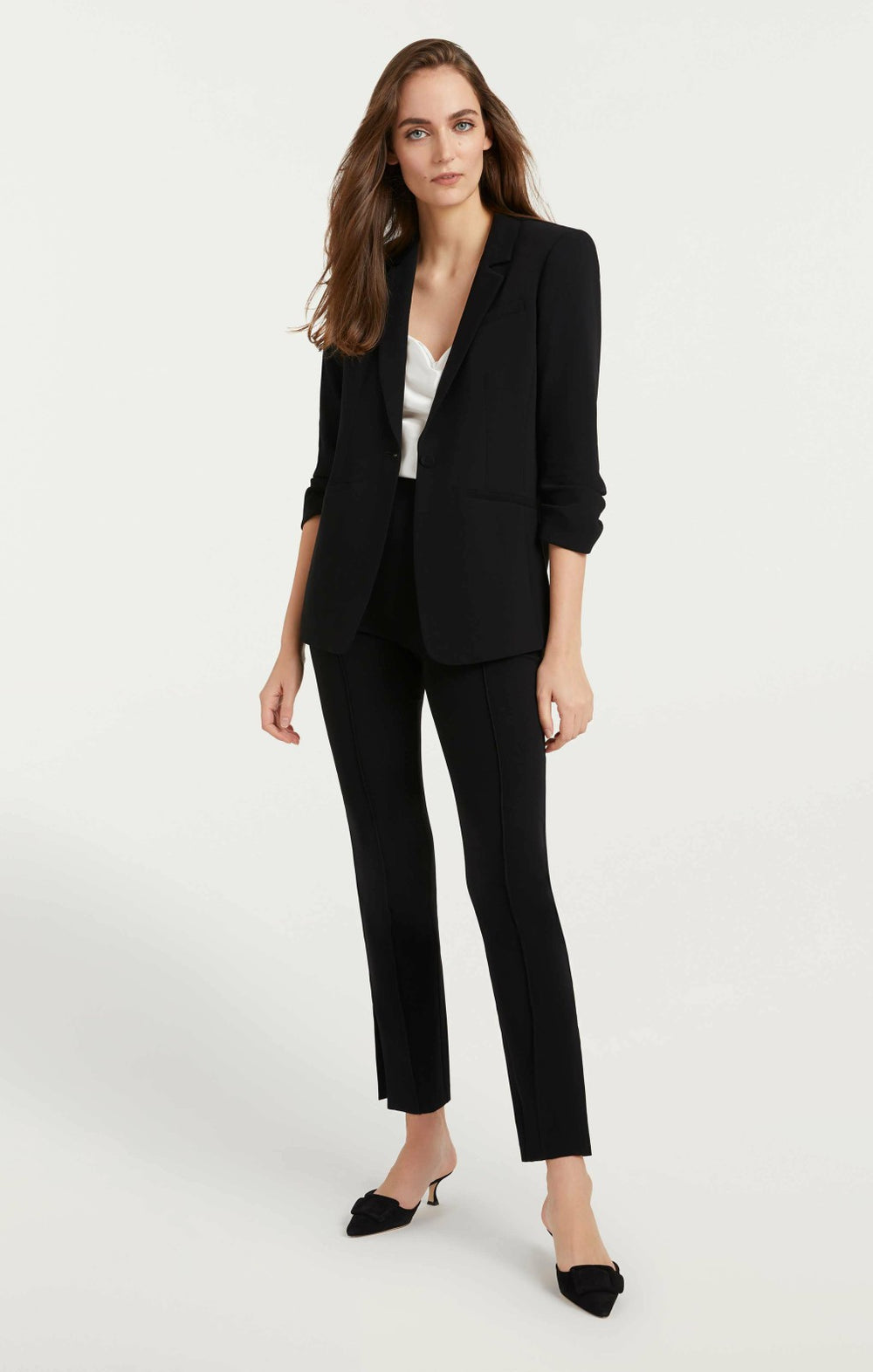 Women Crepe Khloe Blazer Black