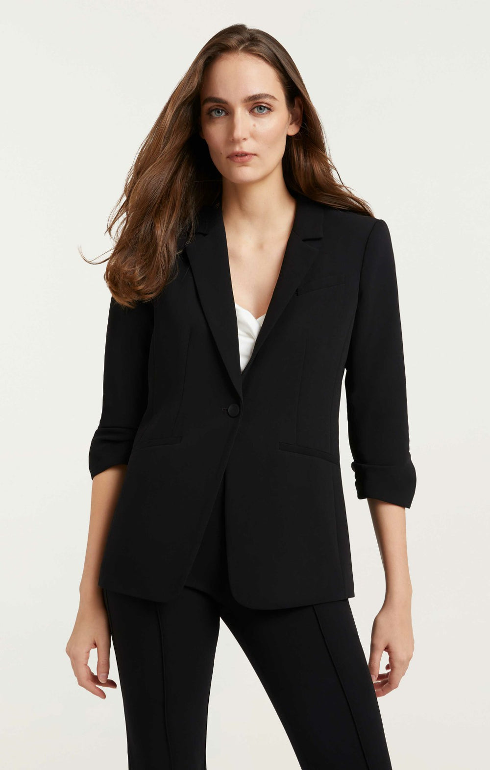 Women Crepe Khloe Blazer Black