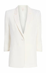 Women Crepe Khloe Blazer Ivory