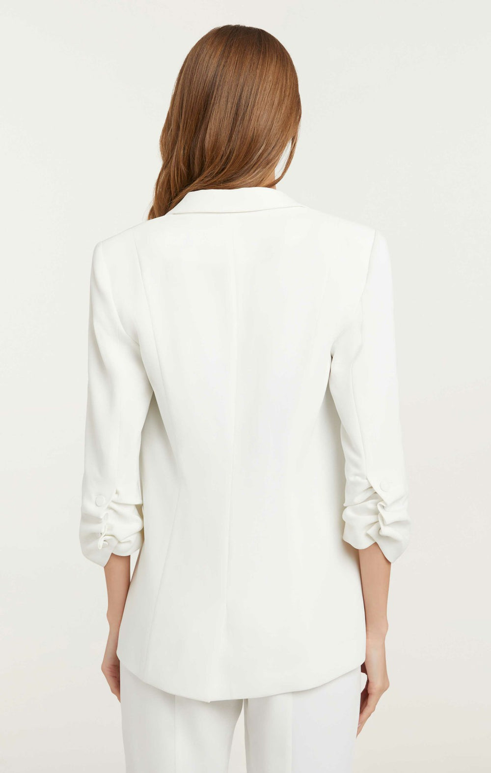 Women Crepe Khloe Blazer Ivory