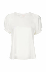 Women Lenny Top Silk Ivory