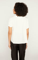 Women Lenny Top Silk Ivory