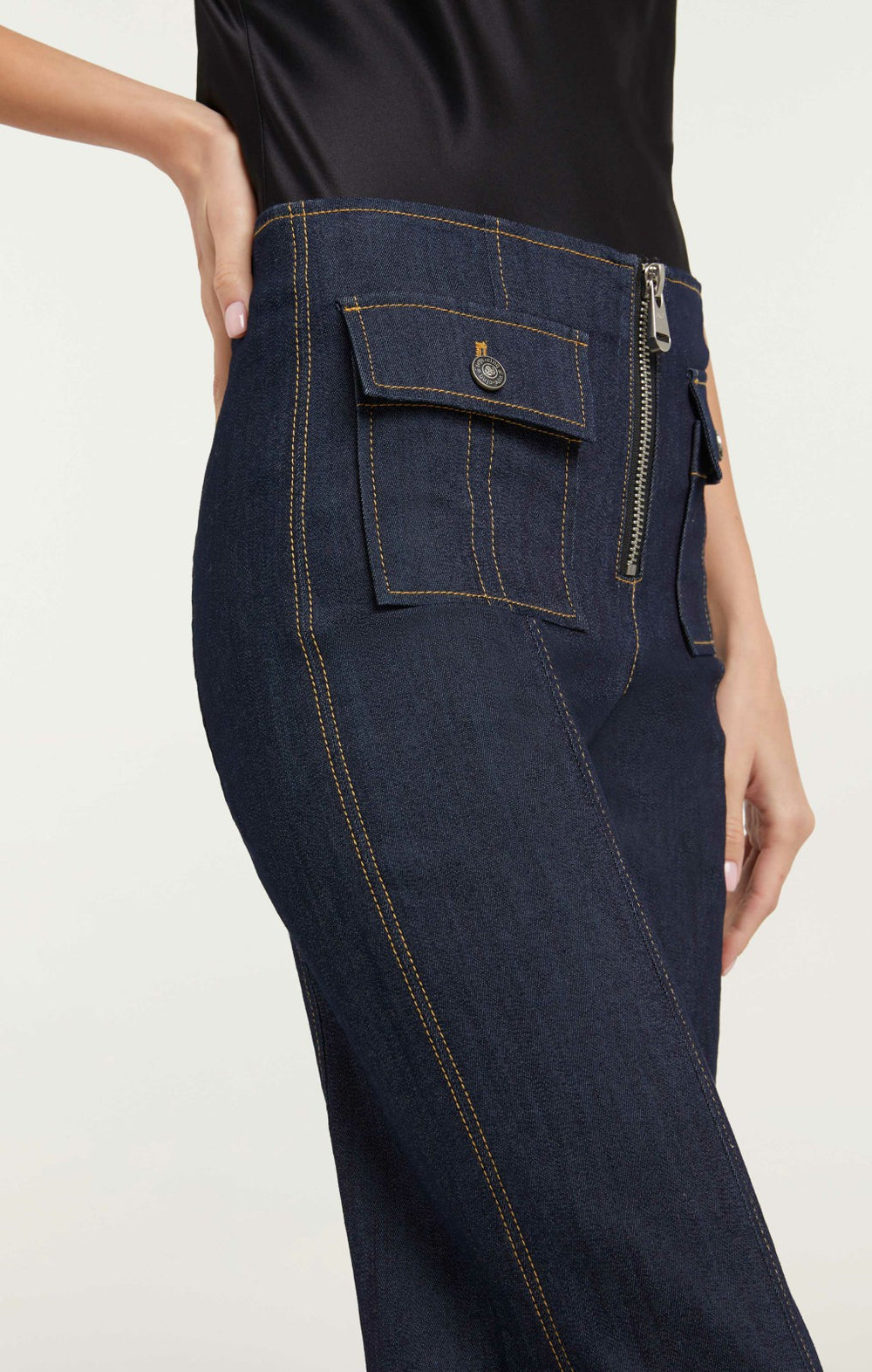 Women Long Azure Pant Indigo