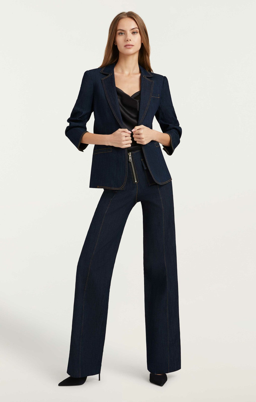 Women Denim Khloe Blazer Indigo