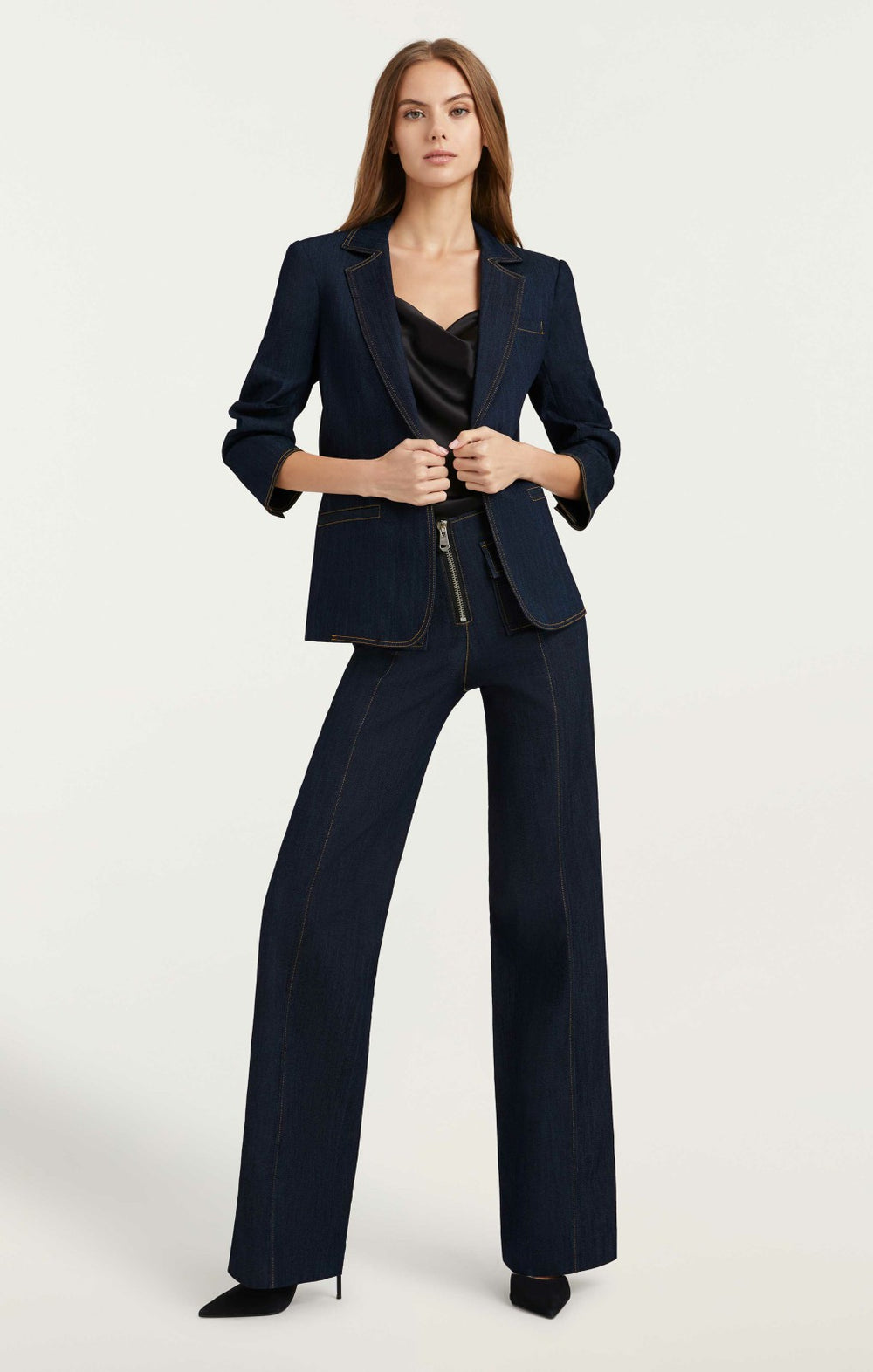 Women Denim Khloe Blazer Indigo
