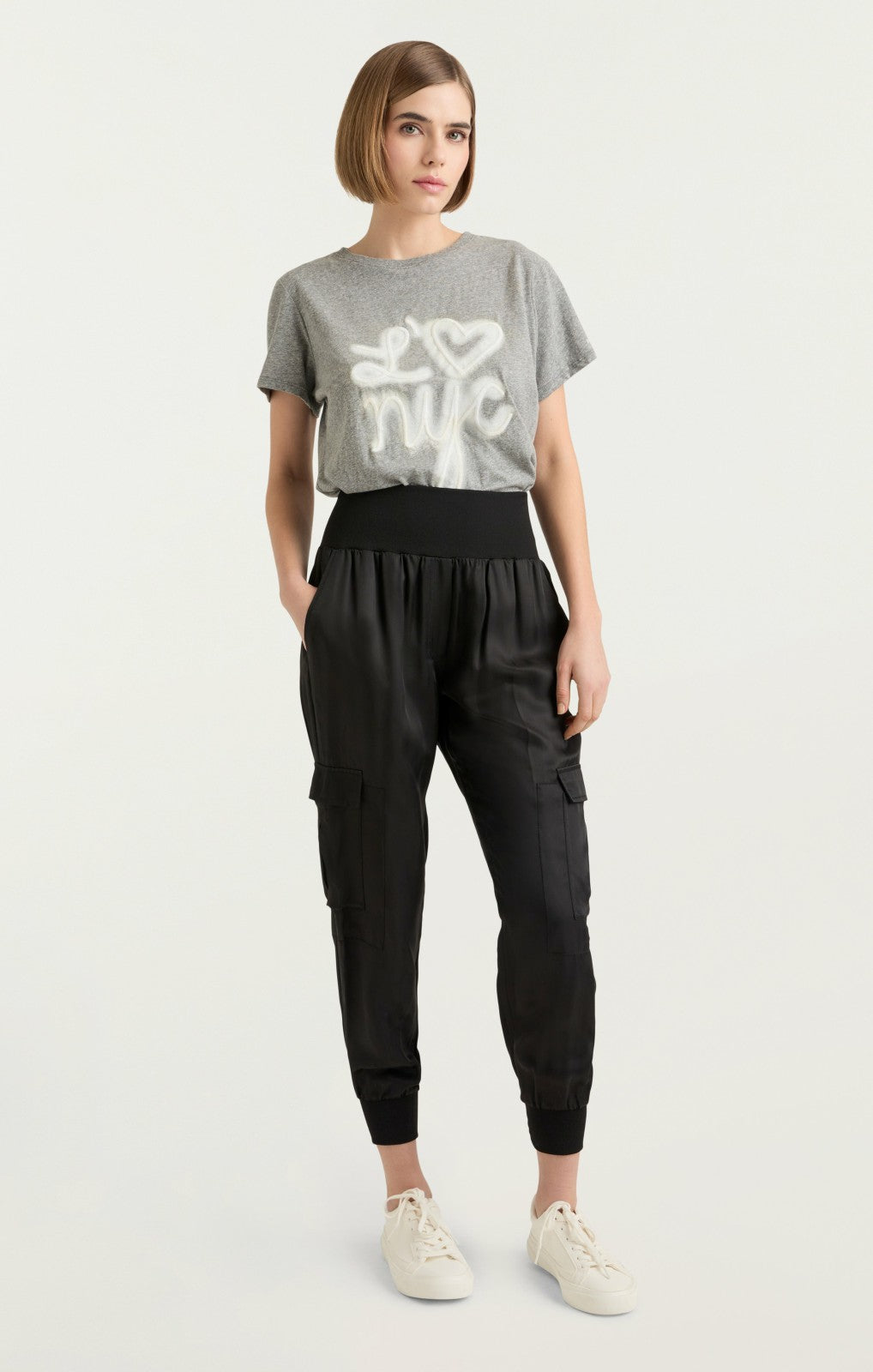 Women Giles Pant Cupro Black