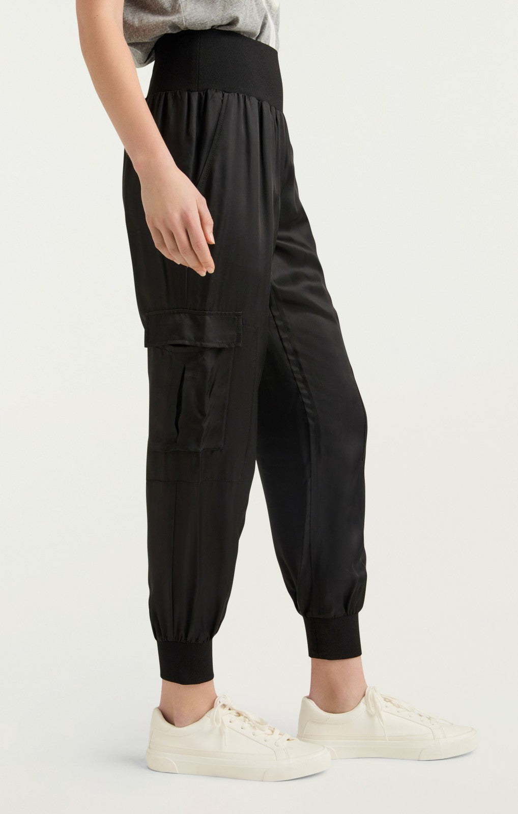 Women Giles Pant Cupro Black