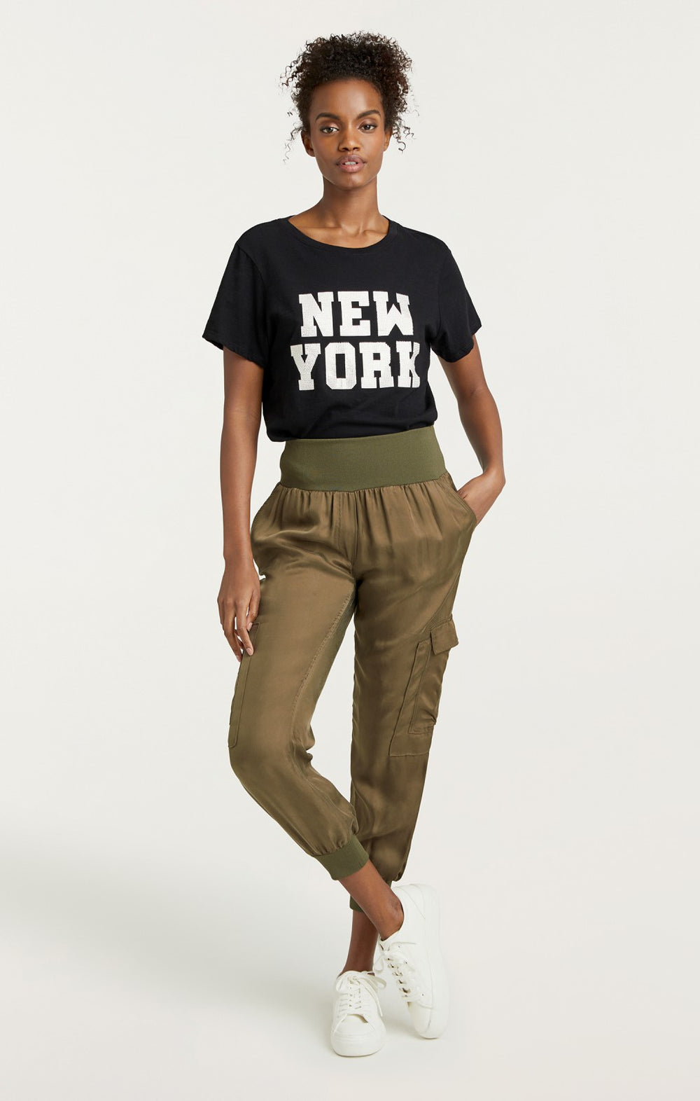 Women Giles Pant Cupro Olive