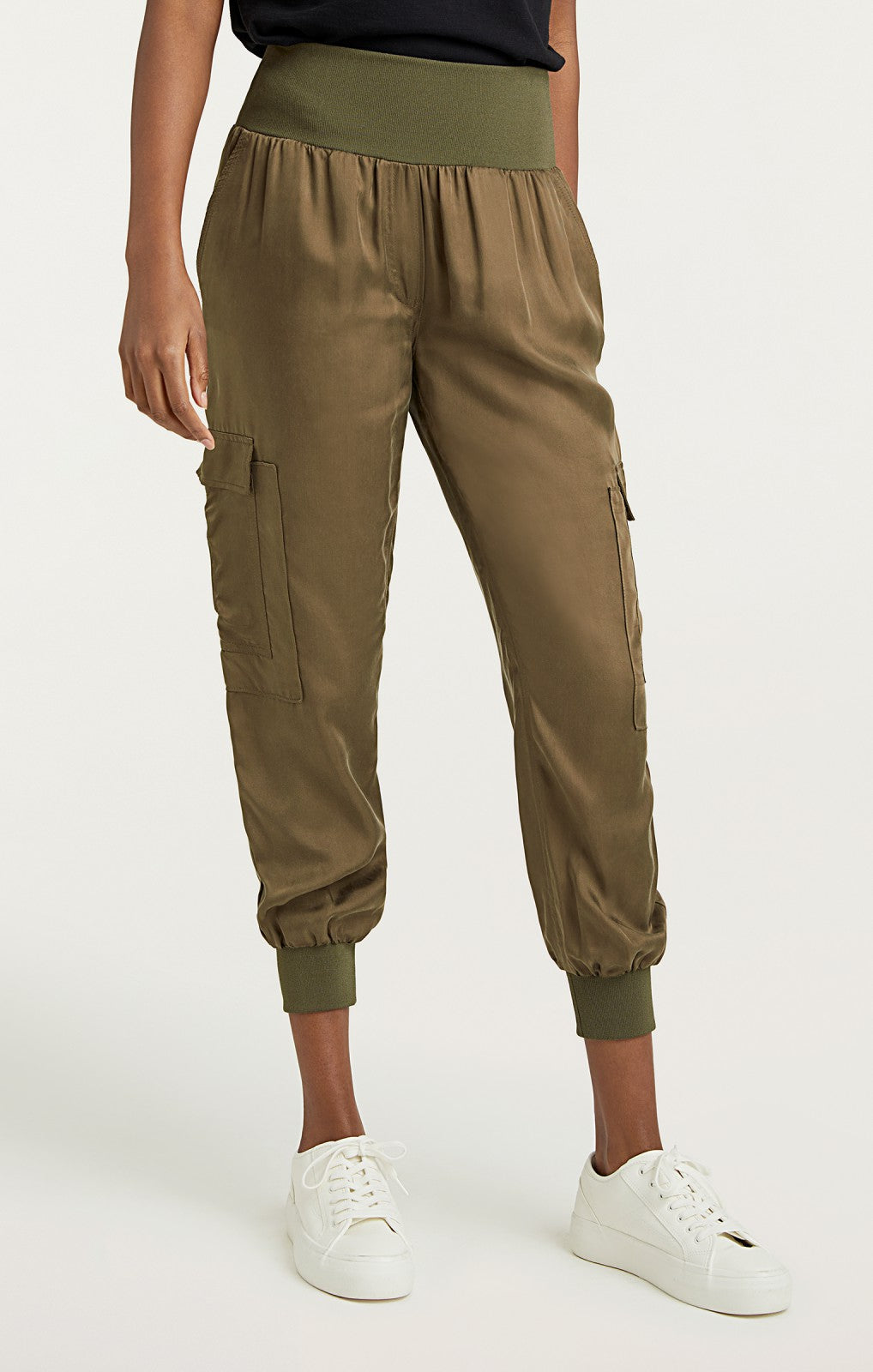 Women Giles Pant Cupro Olive