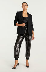 Women Sequin Giles Pant Sequin Black