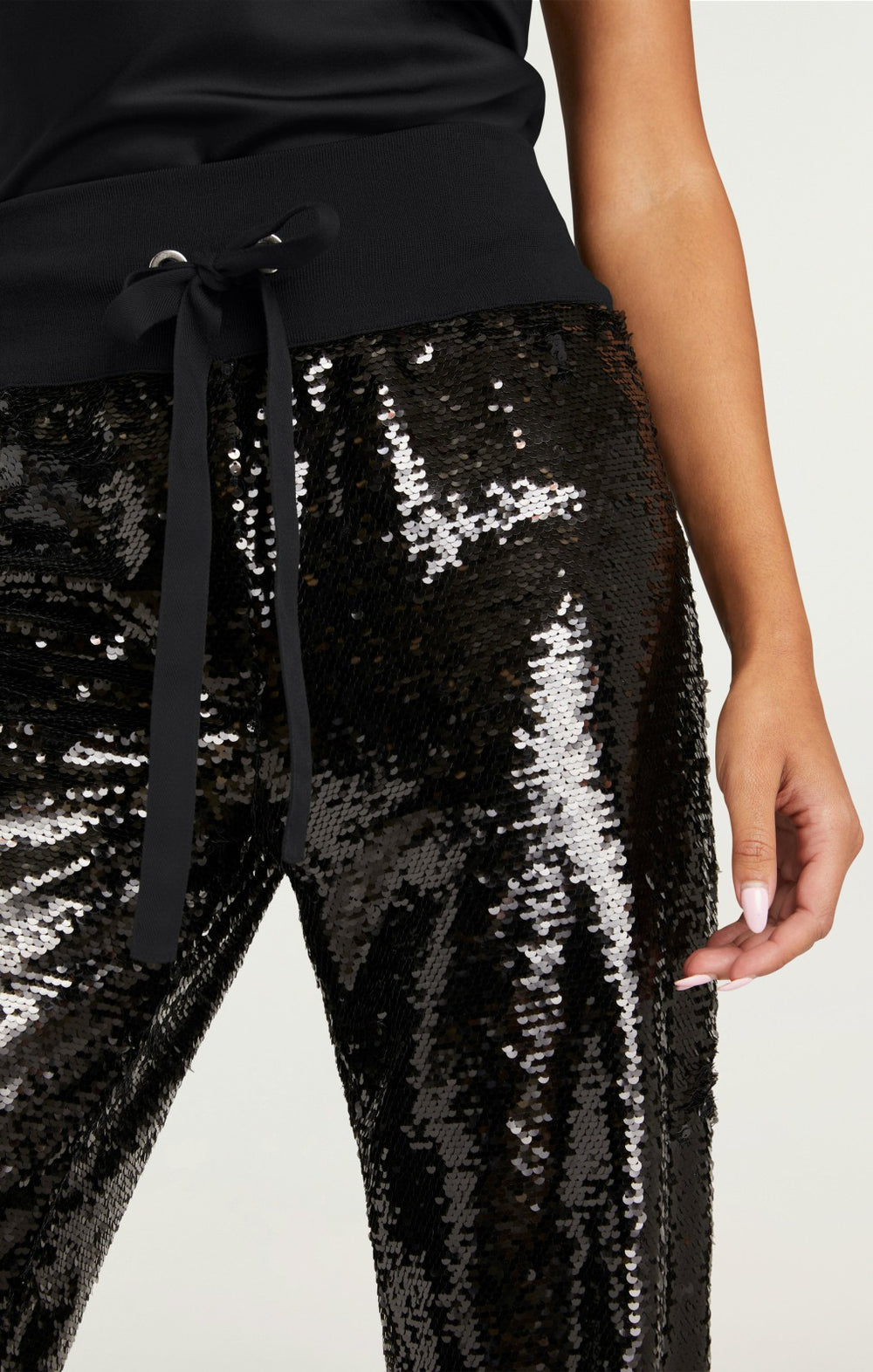 Women Sequin Giles Pant Sequin Black
