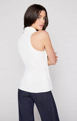 Women Sleeveless Mckenna Top Ivory
