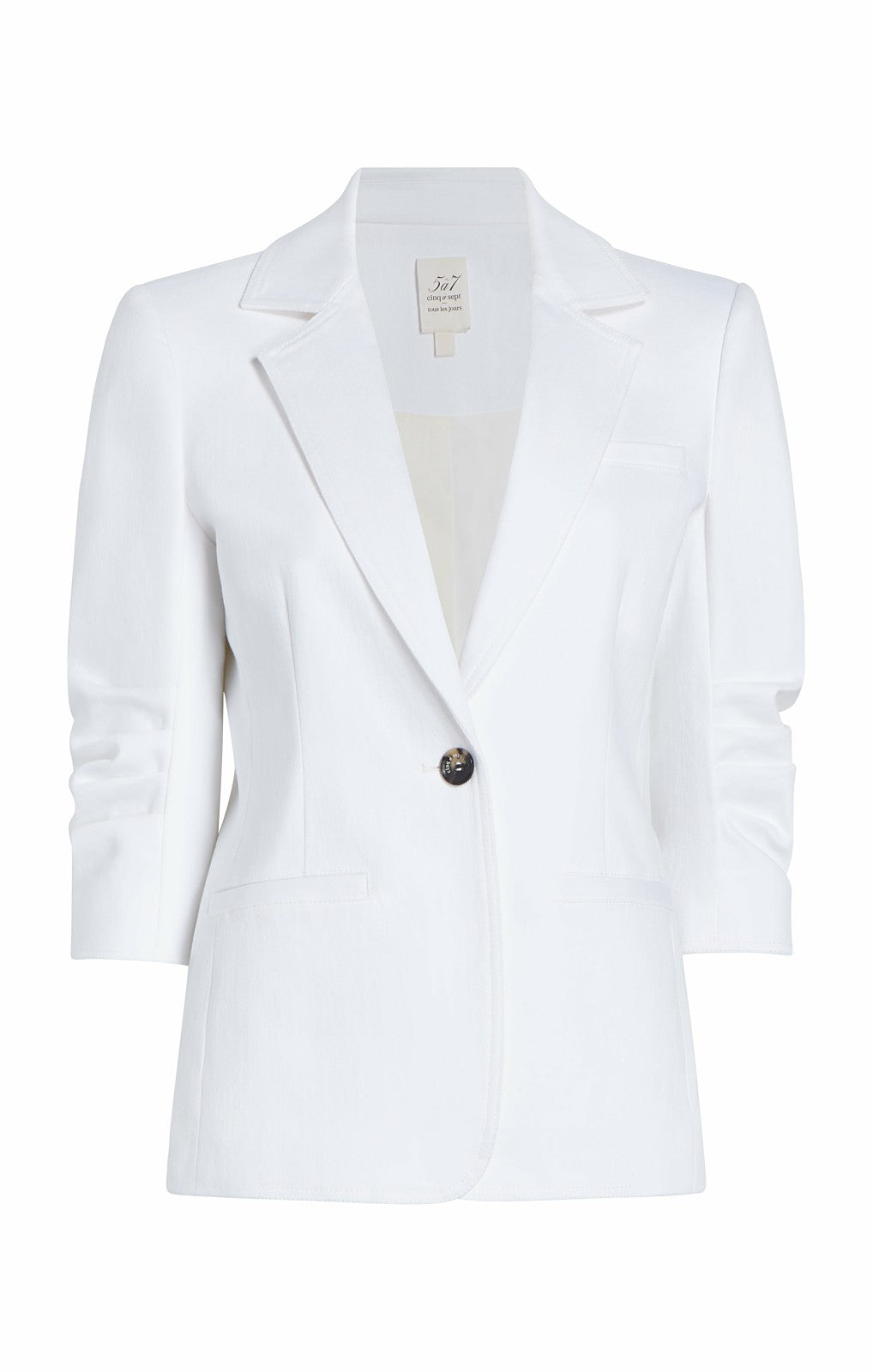 Women Denim Khloe Blazer White