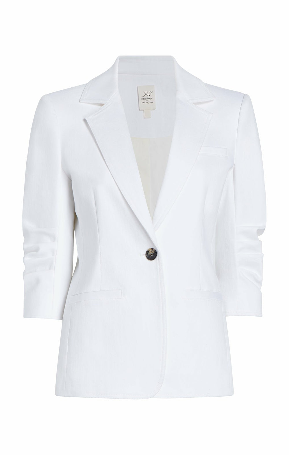 Women Denim Khloe Blazer White