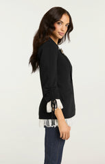 Women Roxie Blazer Black/Ivory