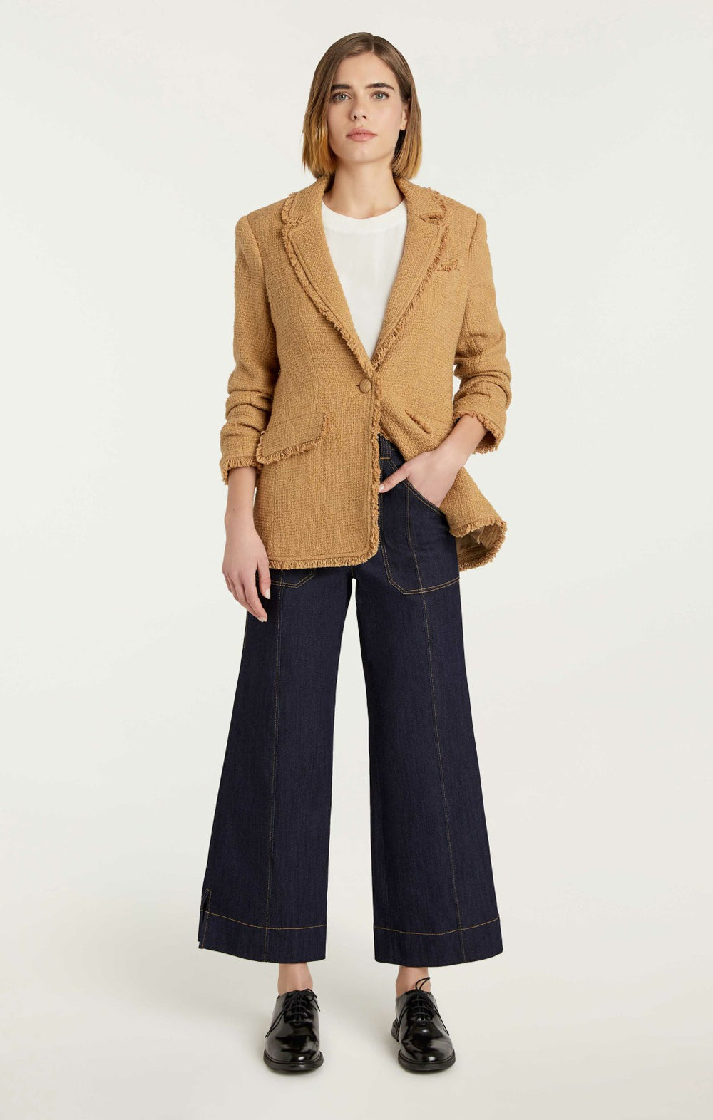 Women Boucle Khloe Blazer Sahara
