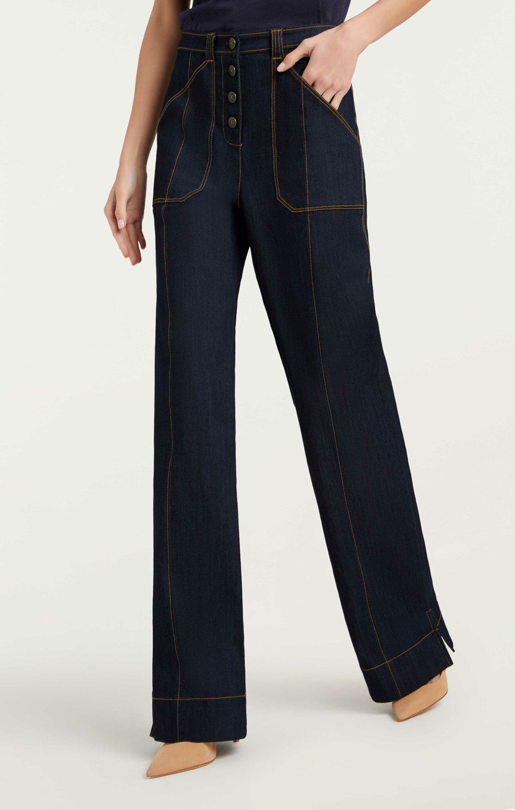 Women Long Benji Pant Indigo