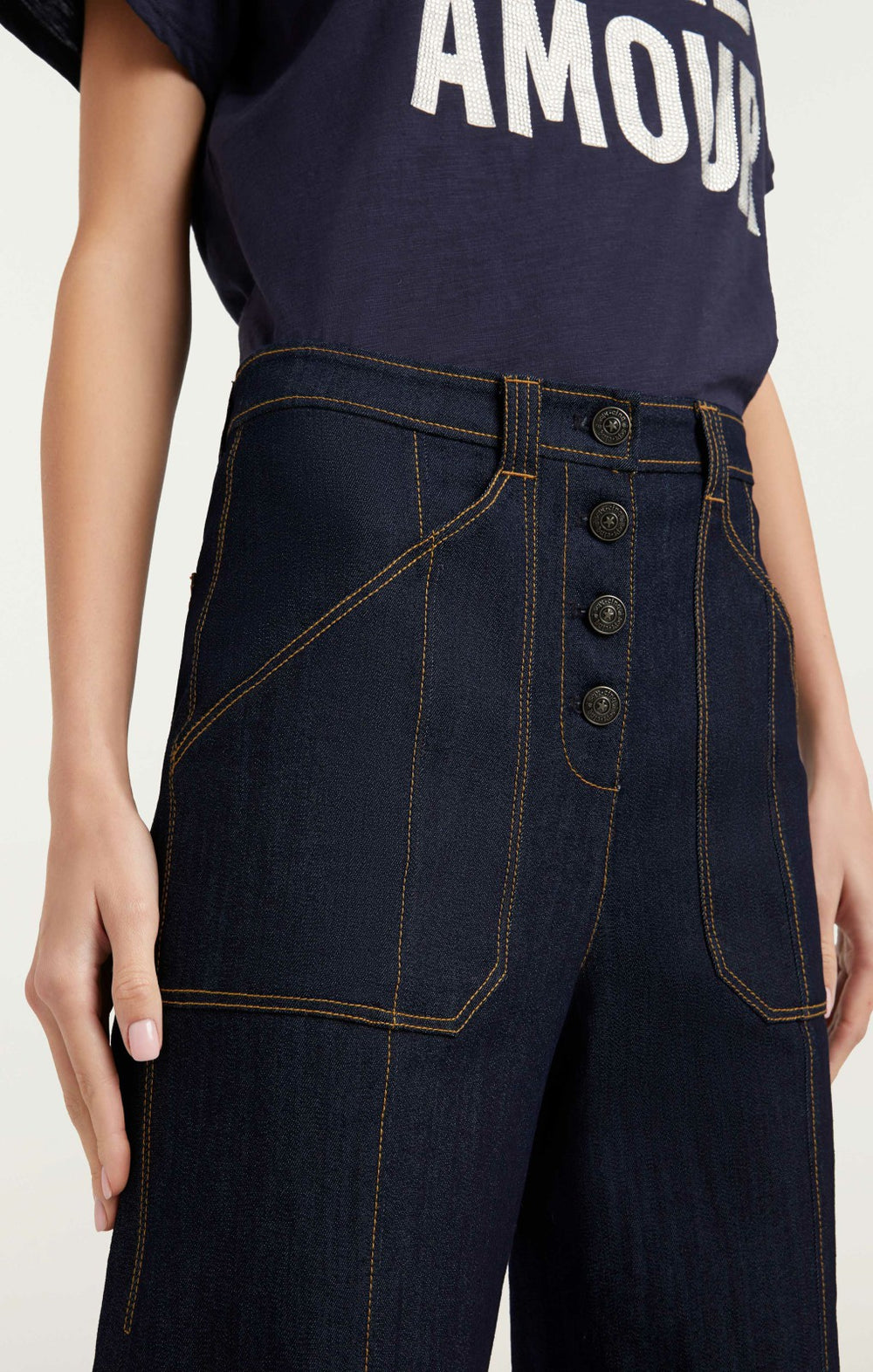 Women Long Benji Pant Indigo