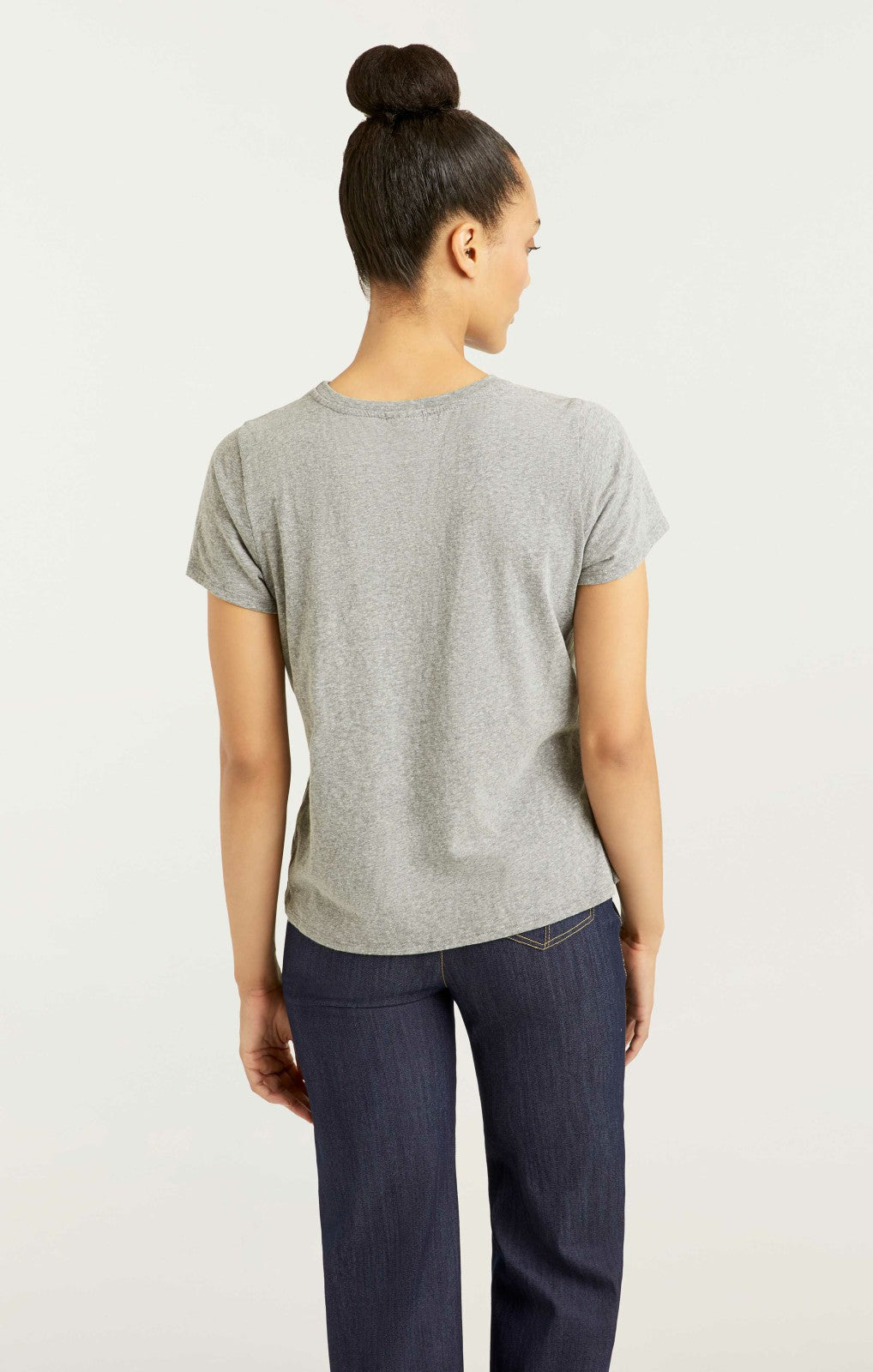 Women Paris New York Tee Heather Grey/Black