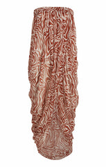 Women Woodblock Zebra Libbie Coverup Sequoia/Ivory
