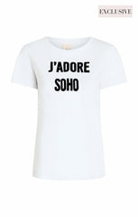 Women J'adore Soho Tee White/Black