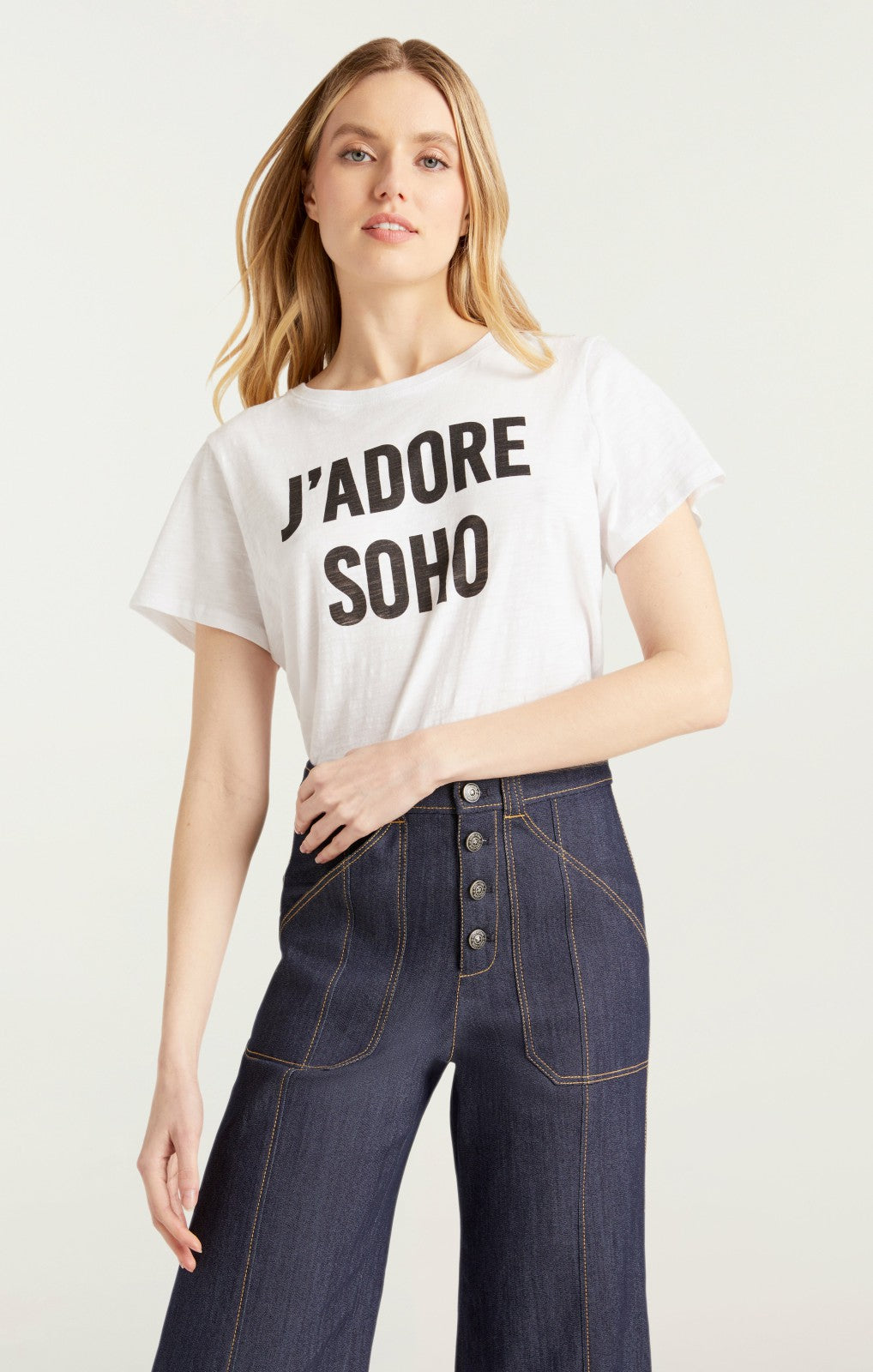 Women J'adore Soho Tee White/Black
