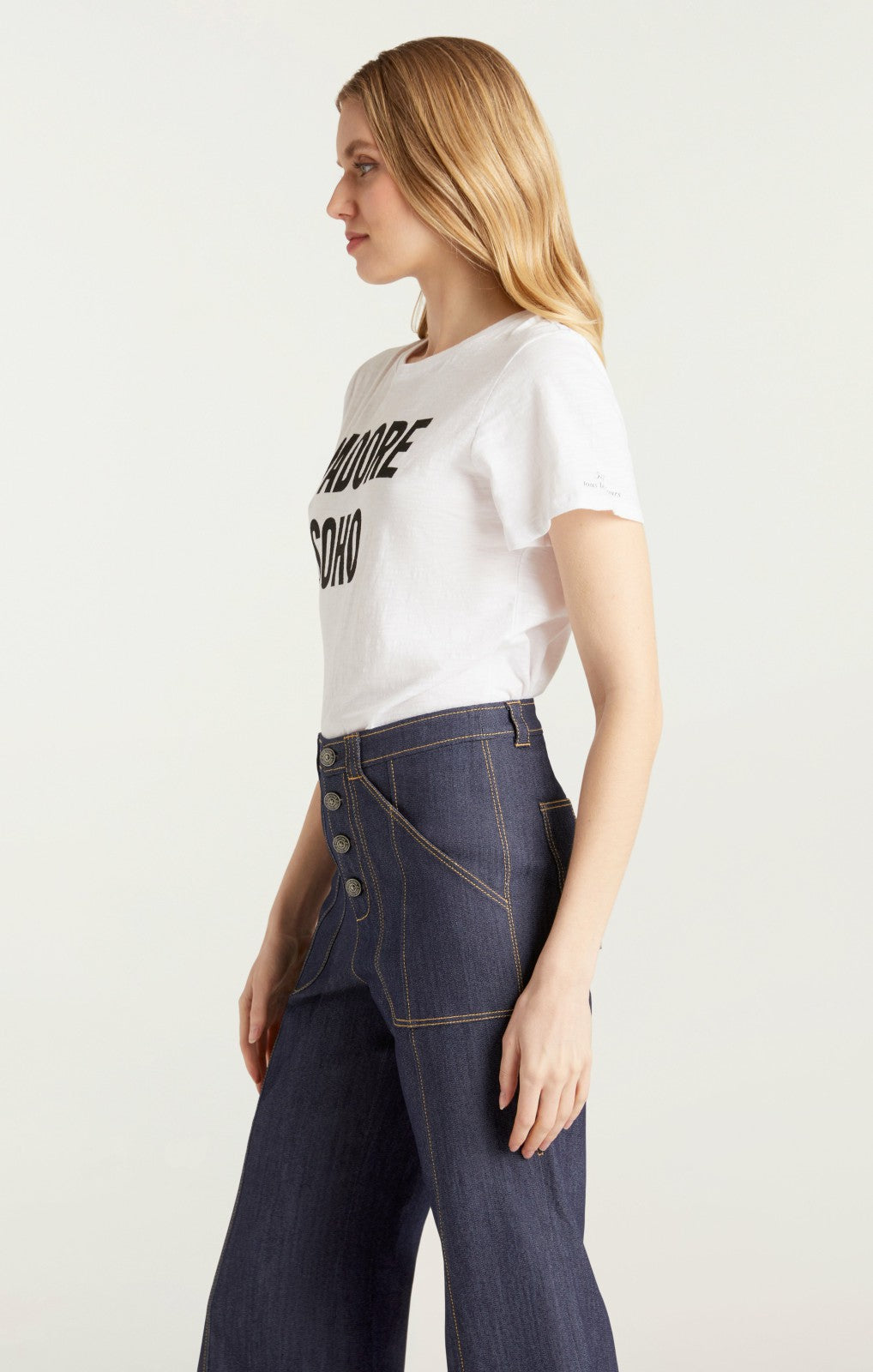 Women J'adore Soho Tee White/Black