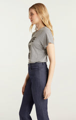 Women J'adore New York Tee Heather Grey/Black
